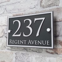 Custom Acrylic Door Number House Sign Apartment Street Address Effect Glass C14   223065924141